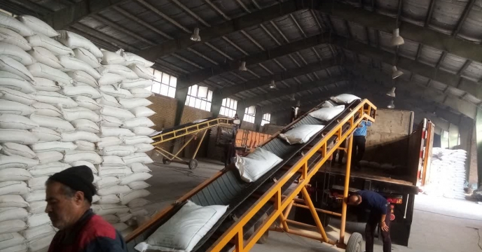 حمل 30 تن انواع کود کشاورزی در کارگزاری های شهرستان سملقان