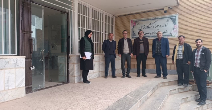 گشت مشترک در راستای رصد و پایش مستمر مواد کودی از شهرستان بام وصفی آباد