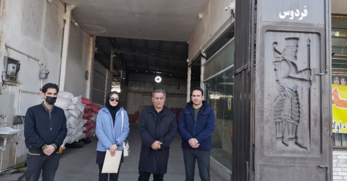 بازدید کار گروه پایش استان از انبار کارگزاری غلامحسین اولادی