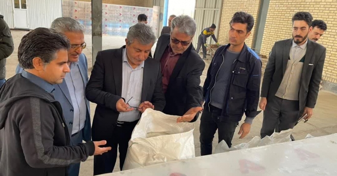 بازدید از کارخانه تولید کود سولفات آمونیوم بجنورد 