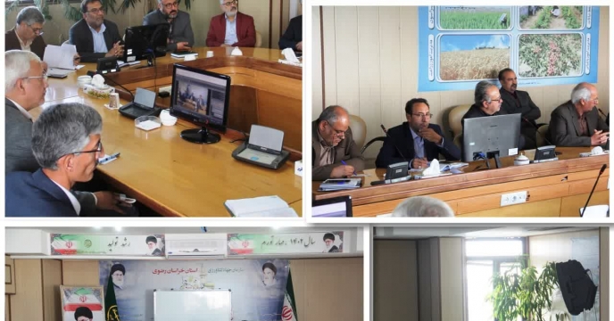 حضور مهندس عطایی در جلسه شورای معاونین، مدیران کل، مدیران ستادی و شهرستانهای سازمان جهاد کشاورزی استان 