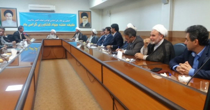دیداربا امام جمعه محترم استان کرمانشاه بمناسبت هفته جهادکشاورزی