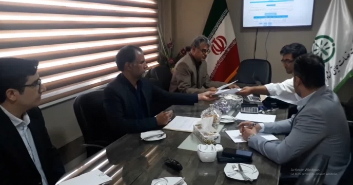 برگزاری جلسه مناقصه بارگیری، حمل و تخلیه در محل دفتر شرکت خدمات حمایتی کشاورزی خراسان شمالی