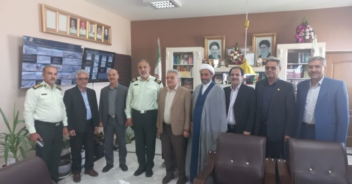 دیدار مدیر شرکت خدمات حمایتی کشاورزی خراسان شمالی با فرمانده نیروی انتظامی استان