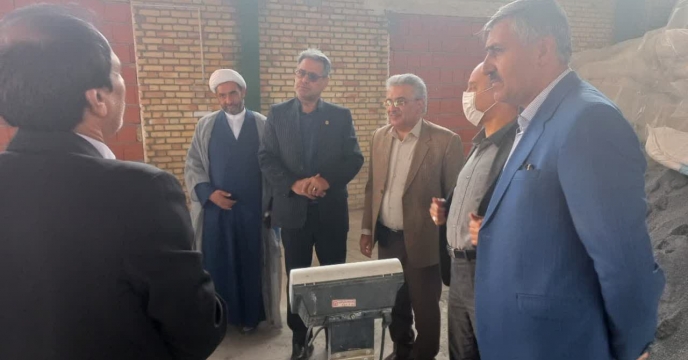 بازدید مدیر شرکت خدمات حمایتی کشاورزی خراسان شمالی و ریاست سازمان جهاد کشاورزی استان از انبارهای این شرکت