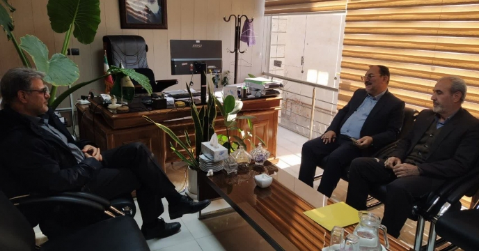 دیدار دکتر پاکمهر نماینده محترم مجلس با مدیر شرکت خدمات حمایتی کشاورزی خراسان شمالی