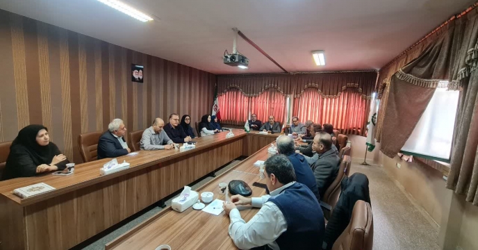 نشست صمیمی عضو محترم هیئت مدیره و هیات همراه با همکاران مرکز تحقیقات کاربردی نهاده های کشاورزی