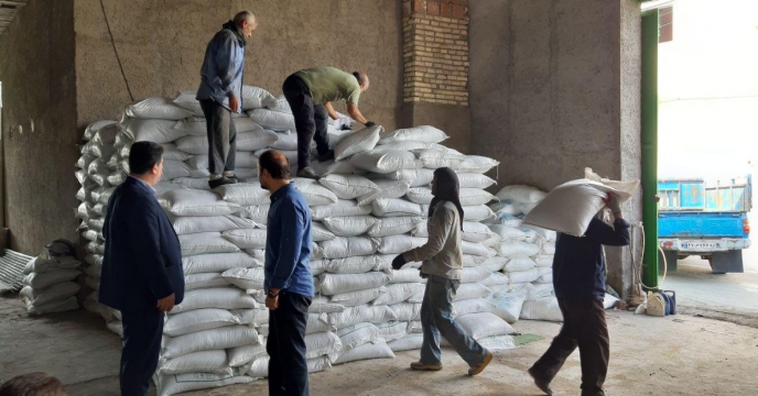 بازدید دوره ای مدیر از انبار کارگزاران  شهرستان علی آباد گلستان