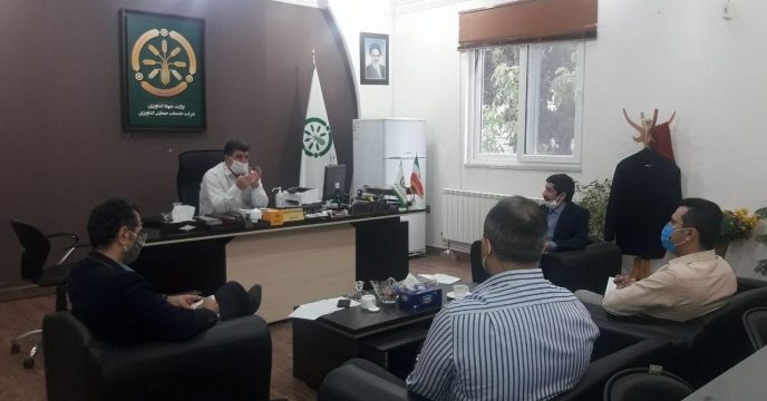 جلسه هفتگی  روسای ادارات شرکت برگزار شد