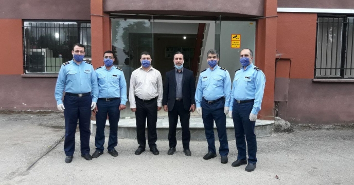 حضور نیرو های حفاظت فیزیکی شرکت خدمات حمایتی کشاورزی استان  گلستان در بازدید ائمه جمعه استان از  دستاورد های مرکز تحقیقات و آموزش کشاورزی ومنابع طبیعی استان گلستان