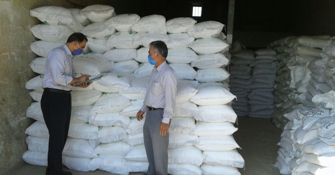 بازدید از کارگزاری کود شهرستان آق قلا گلستان
