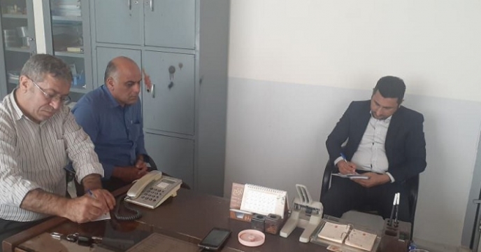 جلسه به منظور بررسی مشکلات روند توزیع کود در مرکز خدمات حومه شهرستان کردکوی گلستان