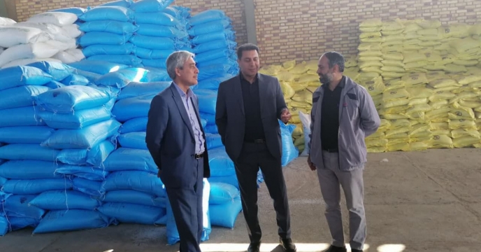 بازدید معاون سازمان جهاد کشاورزی از انبارهای استان قم