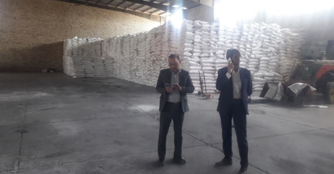 بازدید سرپرست شرکت از انبار شهرستان شاهرود استان سمنان