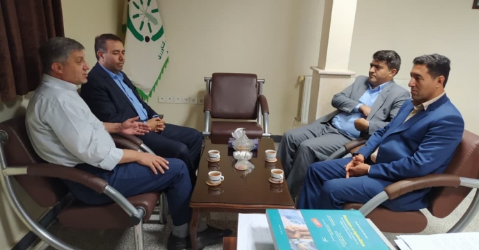 دیدار معاون محترم زراعت استان و مدیر و معاون فنی جهاد کشاورزی شهرستان هشترود با مدیر محترم شرکت خدمات حمایتی کشاورزی استان آذربایجانشرقی