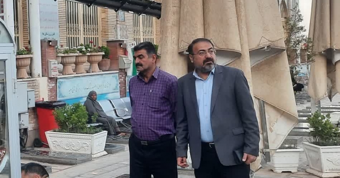 حضور مدیرومعاون شرکت خدمات حمایتی کشاورزی استان کرمان در گلزار شهدا به مناسبت هفته جهاد کشاورزی
