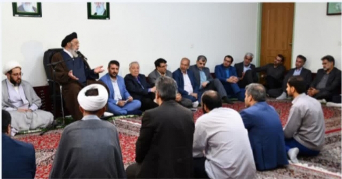 دیدار رییس و معاونین و مسئولین سازمان جهاد کشاورزی و مدیران شرکت های تابعه با نماینده ولی فقیه و امام جمعه اصفهان در هفته جهاد کشاورزی