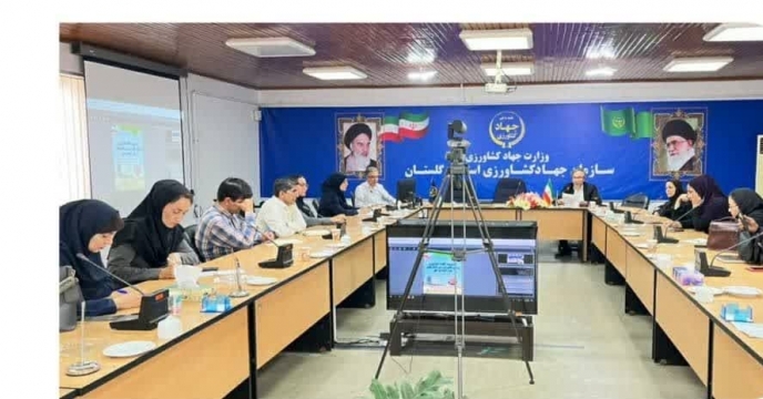 حضور کارشناس فنی شرکت خدمات حمایتی کشاورزی استان گلستان در  جلسه مدیریت آفات انباری و روش های بررسی انبارهای بذر گندم و جو