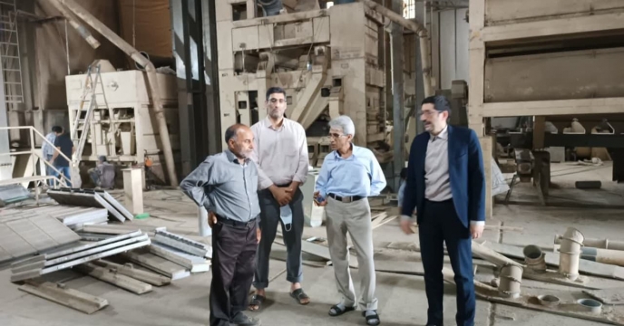  حضور کارشناس  معین ماشین آلات استان مازندران  به منظور نظارت  بر سرویس  کارخانه  بوجاری در   گلستان