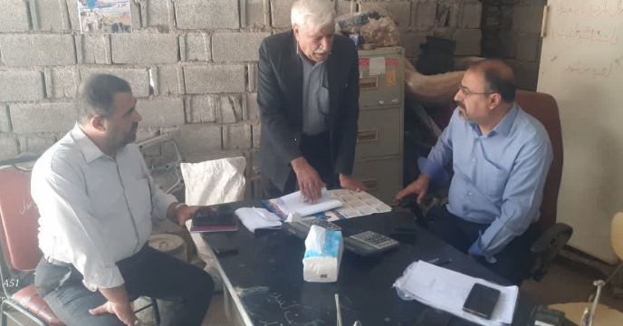 بازدید از انبار کارگزاران شهر ماهان و محی آباد کرمان 