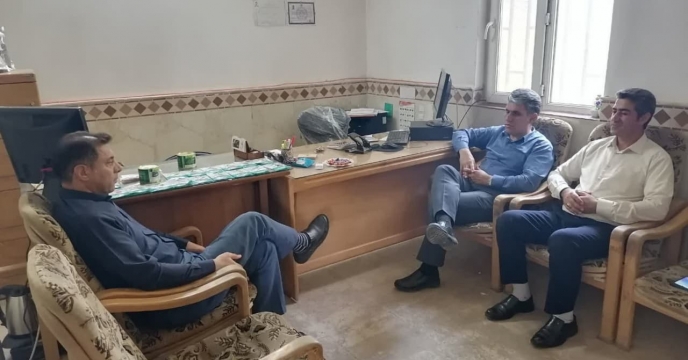 برگزاری جلسه در  محل کارگزاری دشت کبار با حضور  مدیر شرکت خدمات حمایتی کشاورزی استان قم