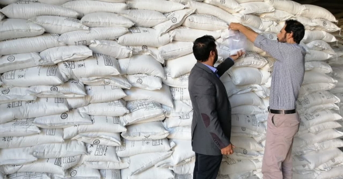 نمونه برداری از کود نیترات آمونیوم سولفات گرانوله تولیدی صنایع  شهدای صدر شیمی