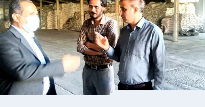 بازدید معاون امور کود ستاد از انبارهای شرکت خدمات حمایتی کشاورزی استان کرمان