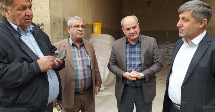 بازدید مدیر شرکت خدمات حمایتی کشاورزی استان از انبار فرعی کارگزاری در شهرستان آذرشهر