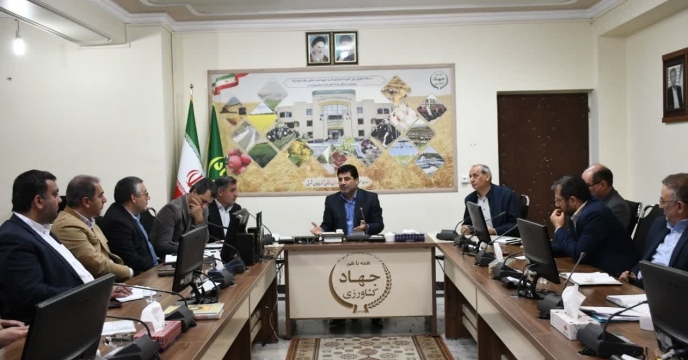 برگزاری جلسه کارگروه تولیدات گیاهی سازمان جهاد کشاورزی استان آذربایجان شرقی
