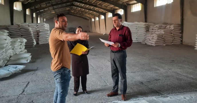 انبار کارگزاران شهرستان  مهران مورد بازدید قرار گرفت