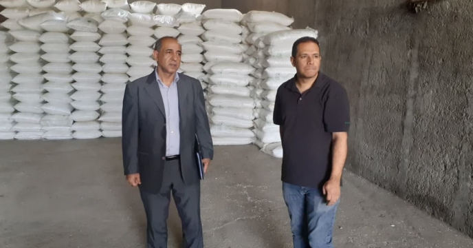 بازدید مدیر شرکت خدمات حمایتی کشاورزی استان ازانبارکارگزاران شهرستان دهگلان