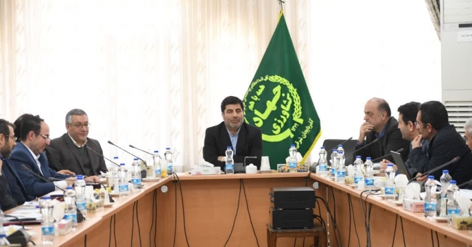 حضور مدیر شرکت خدمات حمایتی کشاورزی استان آذربایجان شرقی در جلسه طرح جهش تولید در دیمزارها در سازمان جهاد کشاورزی استان