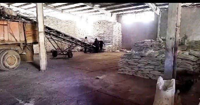 توزیع کود یارانه ای بین کارگزاران شهرستان بافت از ابتدای سال جاری تا پایان  بهمن ماه 