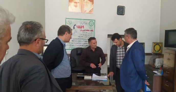 بازدید و نظارت مدیر شرکت خدمات حمایتی کشاورزی استان از انبار کارگزاری های شهرستان بستان آباد