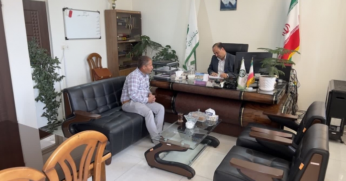 جلسه مدیر با مدیر عامل تعاونی وحدت 