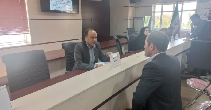 میز خدمت خدمات حمایتی کشاورزی در سفر ریاست جمهوری