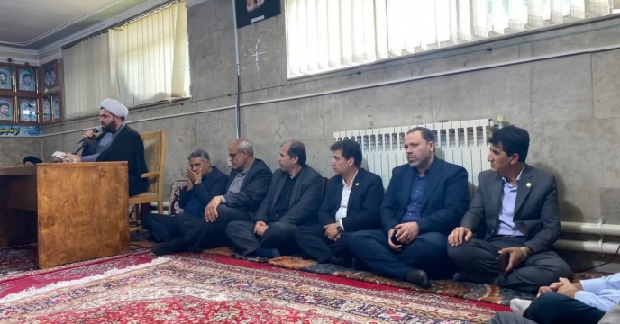 حضور مدیر شرکت خدمات حمایتی کشاورزی استان آذربایجان غربی در مراسم بزرگداشت شهدای خدمت 