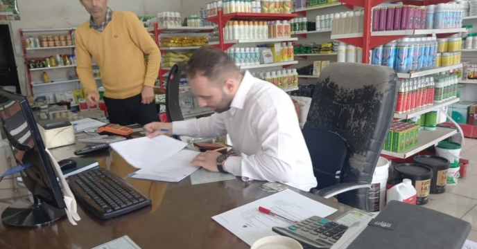 بازدید گروه پایش شرکت خدمات حمایتی کشاورزی استان آذربایجان غربی از انبار کارگزاران خوی