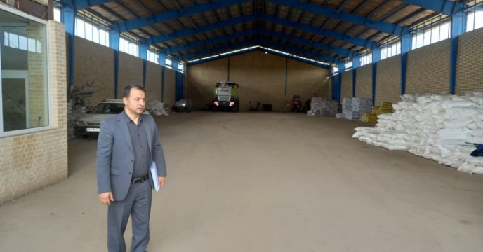 بازدید از کارگزاری کود سبحان نظر شیخ نظری در شهرستان علی آباد کتول