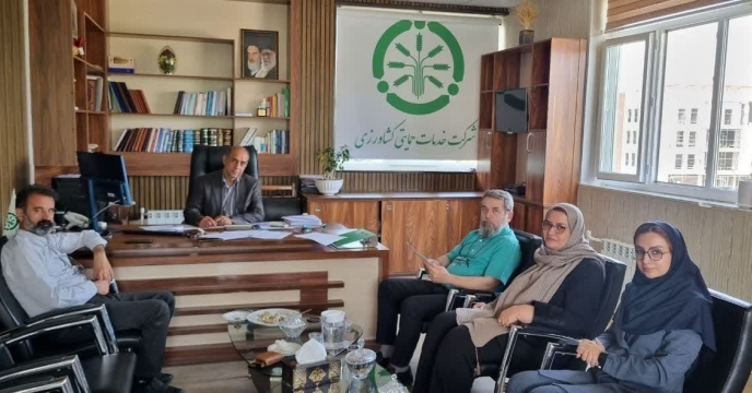 مراسم تودیع ومعارفه رییس امورمالی شرکت خدمات حمایتی کشاورزی استان کردستان