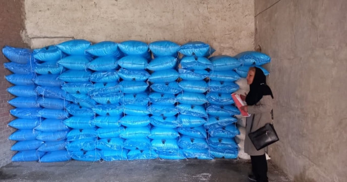 بازدید از انبار کارگزاران شهرستان نقده توسط اکیپ پایش شرکت خدمات حمایتی کشاورزی استان آذربایجان غربی