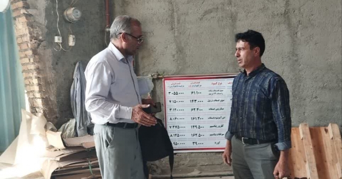 بازدید و نظارت گروه پایش کود استان آذربایجان شرقی از انبار و دفتر توزیع کود کارگزاری های شهرستان باسمنج