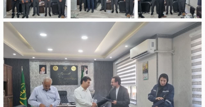 دیدار مدیر عامل شرکت پتروشیمی ارومیه با مدیر و کارکنان شرکت خدمات حمایتی کشاورزی استان آذربایجان غربی