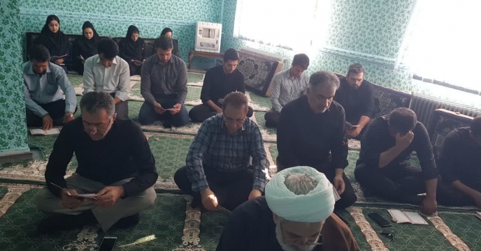 برگزاری مراسم عزاداری  سرور و سالار شهیدان ابا عبدالله الحسین (ع) در  شرکت خدمات حمایتی کشاورزی  استان آذربایجان غربی 