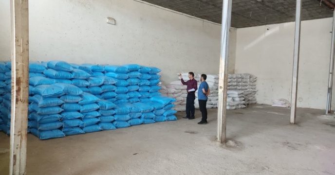 بازدید گروه پایش شرکت خدمات حمایتی کشاورزی استان آذربایجان غربی از انبار کارگزاران شهرستان مهاباد