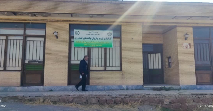 بازدید گروه پایش کود استان آذربایجان شرقی از انبار و دفتر توزیع کود کارگزاری‌های شهرستان اهر
