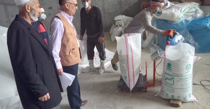 در مسیر ارتقاء تولیدات کشاورزی،  تامین و توزیع  هوشمند کود برای مزارع و باغات شهرستان  گمیشان