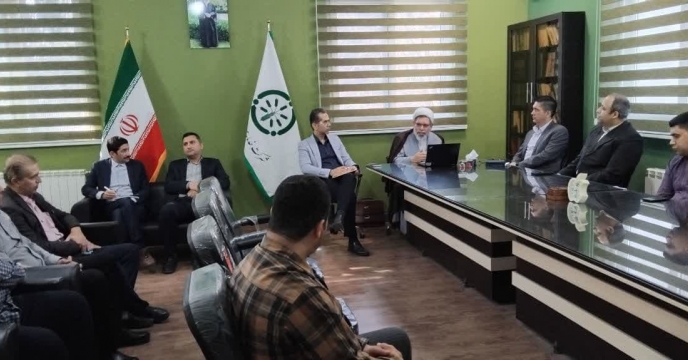 دیدار و گفتگوی صمیمی حجت الاسلام سایری مسئول حوزه نمایندگی ولی فقیه سازمان جهاد کشاورزی استان گلستان با سرپرست و کارکنان شرکت خدمات حمایتی کشاورزی استان گلستان