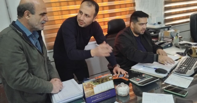 بازدیدکارشناس پایش کودی شرکت خدمات حمایتی کشاورزی استان گلستان از کارگزاری کود تعاونی عدالت دنگلان در شهرستان کردکوی
