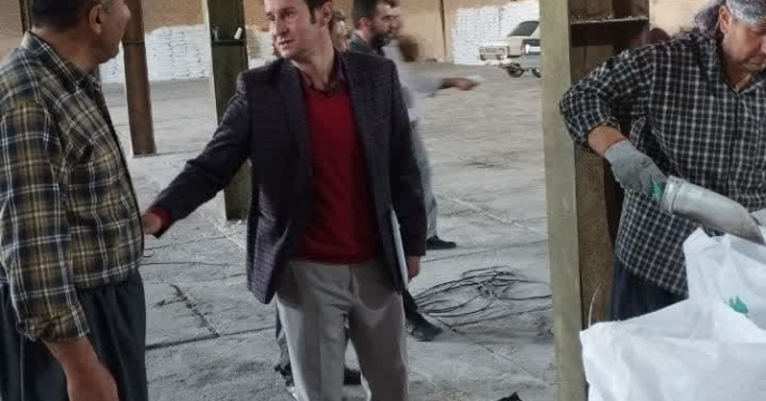 بازدید اکیپ پایش شرکت خدمات حمایتی کشاورزی استان آذربایجان غربی از انبار کارگزاران شهرستان بوکان